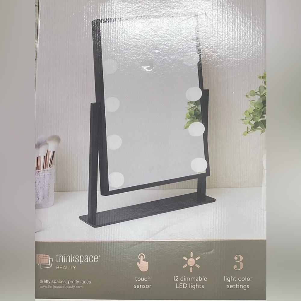 Black LED Vanity Mirror